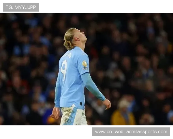 哈兰德接德布劳内过顶长传，禁区内侧身凌空抽射得分